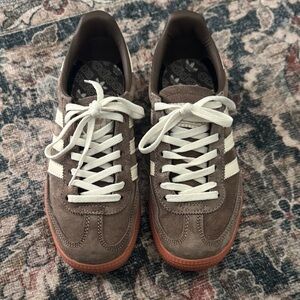 Adidas Women's Handball Spezial Brown Suede Sneakers